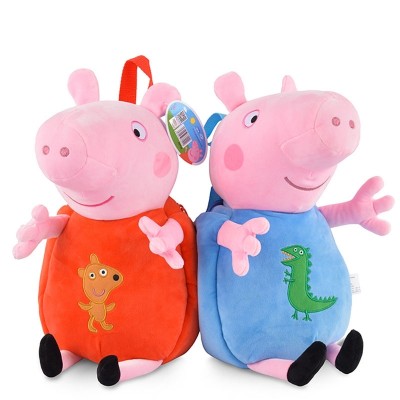 Piggy, Paige, George, men and women, Tong Baobao, children's bags, cute cartoon toys, backpacks, kindergartens