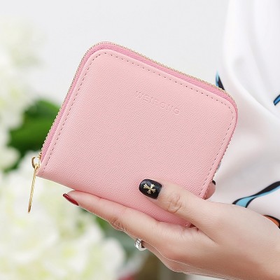 Short purse, short lady, Korean zip, zero wallet, student mini bag, coin bag, simple  new style