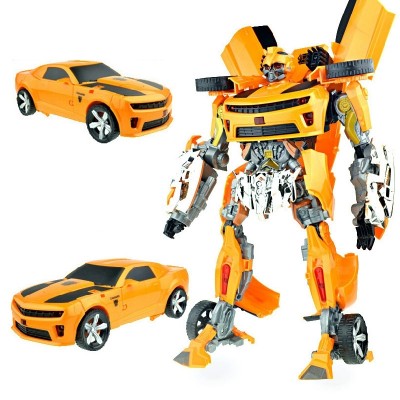 Transformers: transformers 5 bumblebee police car robot model manual shape-shifting toy 4