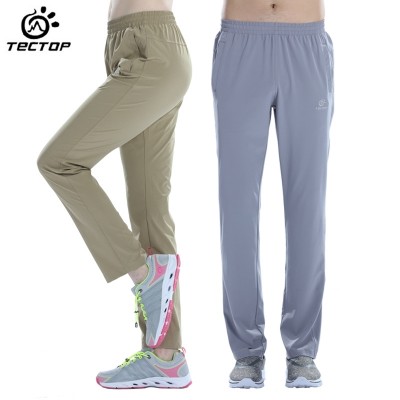 TECTOP/ explore outdoor sports, breathable sweat, quick drying pants, men's thin, summer long pants, female sun pants, mountain pants