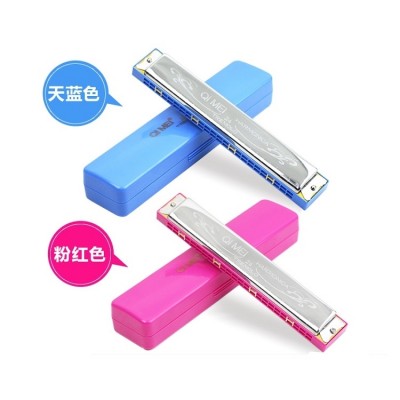The 24 hole harmonica children adult students' self-study beginners entry C instrument playing CMO