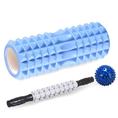 Bubble axis muscle relaxation massage roller rod Yoga Fitness column mace rods roller wheel floating