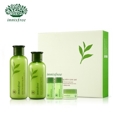 Innisfree skin care facial moisturizing emulsion Green Tea suit oil skin care cosmetics for men and women
