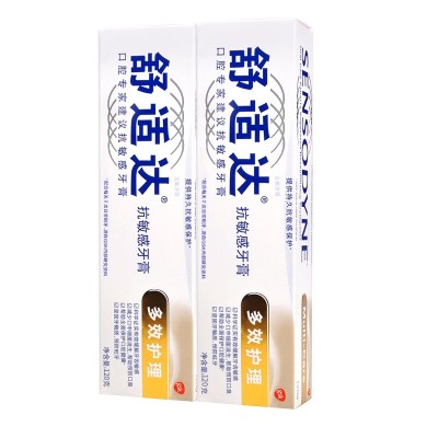 Comfortable multi effect care, anti sensitive toothpaste 120g*2 set, relieve tooth sensitivity