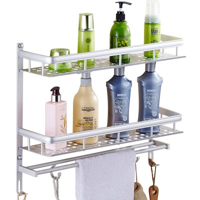 Bathroom shelving, wall hanging bathroom, toilet, bathroom, bathroom, bathroom articles, suction wall, free punching