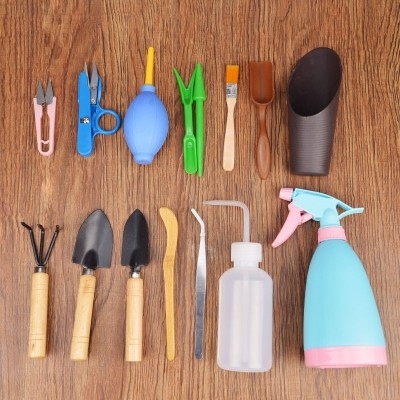 Succulent plants planting tools set of gardening tools set combined blowing tweezers combined shovel watering pot