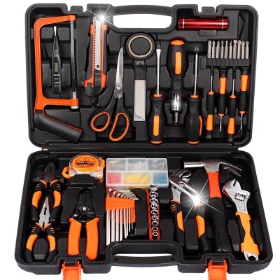 Long g German household toolbox set of multi-functional metal tools electrician's electric drill
