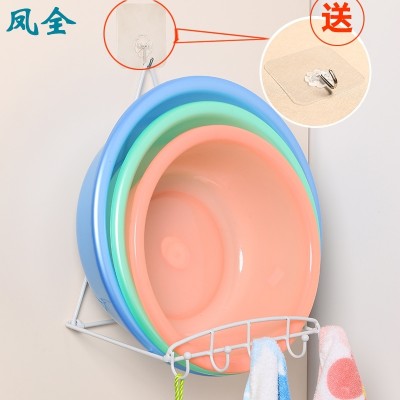 Bathroom toilet is powerful suction dish washbasin hook wall to hang the wall stick hook wall to hang a bracket to hang a frame