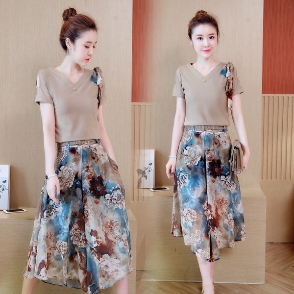 Summer New Korean Women S V Short Sleeved Blouse Female Nine