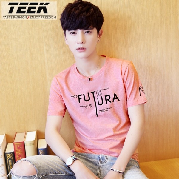 Summer New Men S Clothing T Shirts Students Half Sleeves
