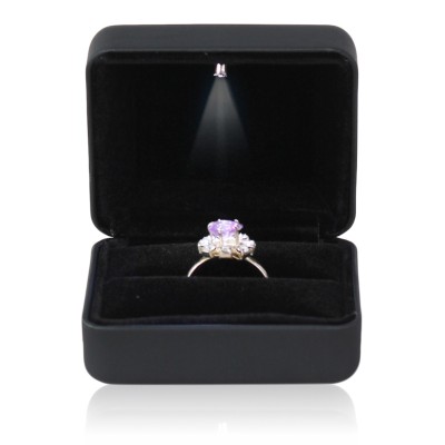 S led světlo záře šperky balení box hledá manželství diamant prsten krabice náramek náramek náramek náhrdelník kroužek box