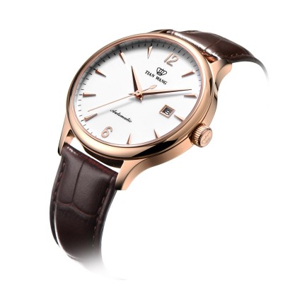 Pánské hodinky automatické mechanické hodinky pás hodinky příležitostné obchodní móda vodotěsné mužské hodinky