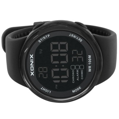 Velké digitální multi - funkční módní obchodní světlo nepromokavé plavání venkovní sportovní elektronické hodinky hodinky mužské hodinky