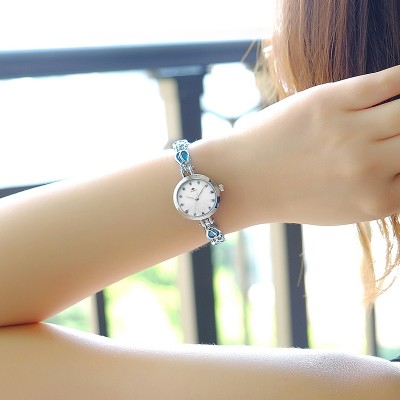 Náramek hodinky dámské hodinky korejské dámské hodinky ženské korejské trendy ženské hodinky vodotěsné dívky křemenné hodinky