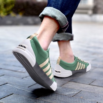 Plátěné boty pánské letní nízké, aby pomohly pánským obuvi boty divoké pánské boty Kórejské módní boty ploché dno prodyšné pánské boty