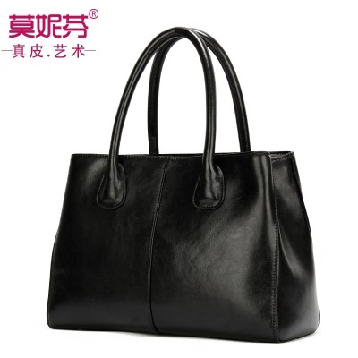 Nová dámská taška velká kůže kožená taška kůže velká kapsa rameno taška jaro léto korejština příležitostná