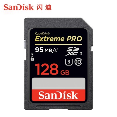 Externí rychlost SD karta 128 G 95M UHS-I Paměťová karta 4K paměťové karty