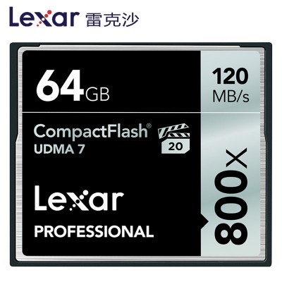 CF 64G 800X 4K fotoaparát SLR fotoaparát Vysokorychlostní paměťová karta pro nepřetržité fotografování