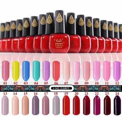 KASI světelná terapie laky na nehty QQ nehtové barvy olej barva Barbie dlouhodobě odnímatelné 15ml hřebík běžně používané 1-24 barva