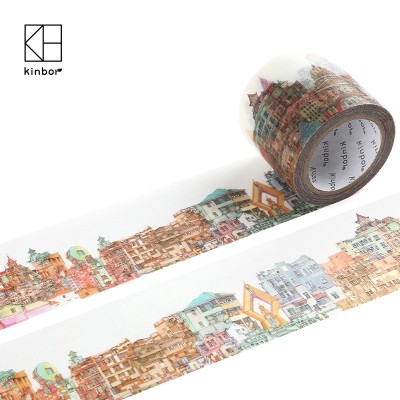 Kinle originální široká verze ručních knih a papírové pásky mohou být roztrhané psát architektonické vzory dekorační nálepky Jincheng příběh
