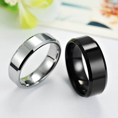 Prsten muž jednoduchý japonský a korejský wolfram zlatý muži ring ring osobnost ocas prsten šperky příliv lidé index prsten prsten Valentýna