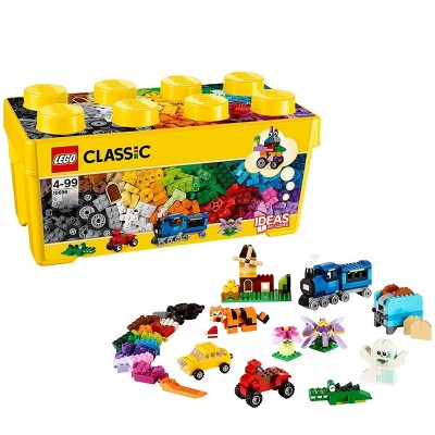 LEGO Lego klasická kreativní střední stavební krabice 10696 sestavená hračkářská dětská hračka 4 roky stará
