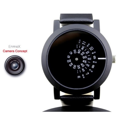 Valentinsdag gaver Enmex unike designkonsept med nøytralt bordkamera platespiller digital tidevannsur kule ideer