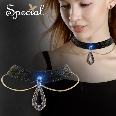 ZENGLIU all-match klær tilbehør halskjede kjede kort enkel koreansk kvinnelig krageben hals krage halskjede smykker