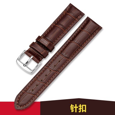 Leather Watchband and watch Longines Tissot CASIO DW universal erstatning Mido klokkerem tilbehør