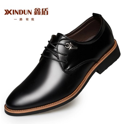 Herresko, herresko svart skinn ny sommerkjole British business casual sko menn Chao pekte