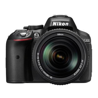 Nikon D5300-maskin 18-140 SLR-kameralinsen på begynnelsen HD digitalt kamera