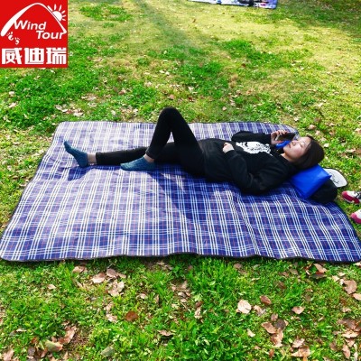 Sveitsisk utendørs piknikmatte matte / piknikmatter med fløyel pute vanntett telt camping piknik klut